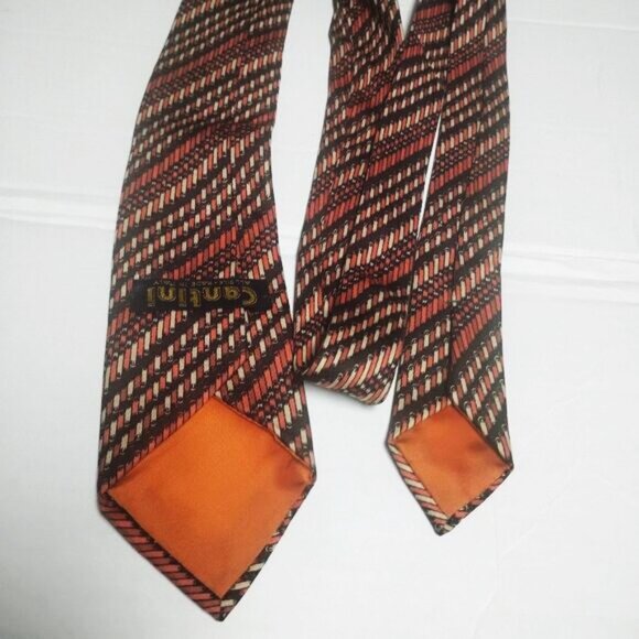 ❤️CANTINI Firenze All Silk Made in Italy Skinny Tie - Picture 6 of 6